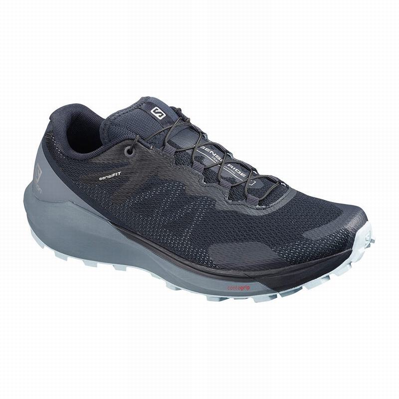 Zapatillas De Running Salomon Mujer Azul Marino / Gris - Salomon Argentina SENSE RIDE 3 W ,961730-FS